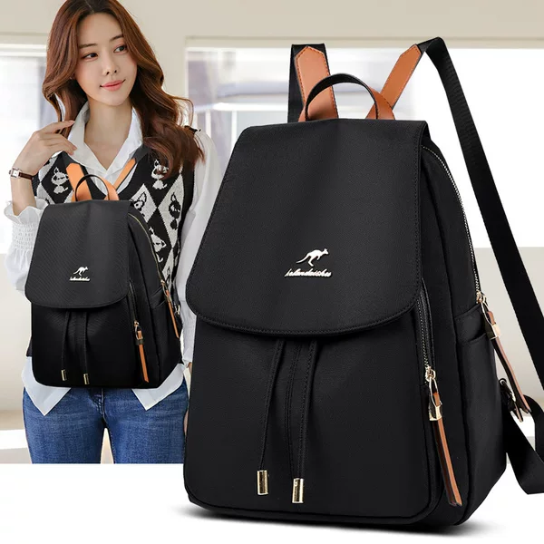 Elegant backpack for women 2023 new Korean style versatile fashion trendy large capacity silk cloth Women's Travel Backpack