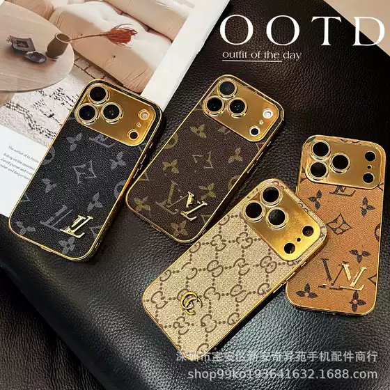 Light luxury electroplated trendy brand phone case suitable for Apple 17 Promax with built-in lens film iPhone 17 phone case