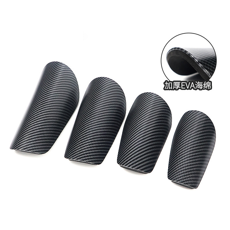European and American Style Carbon-Patterned Football Shin Guards, Insert-Type, for Adults and Children, Professional Training Sports Guards, Calf Protection