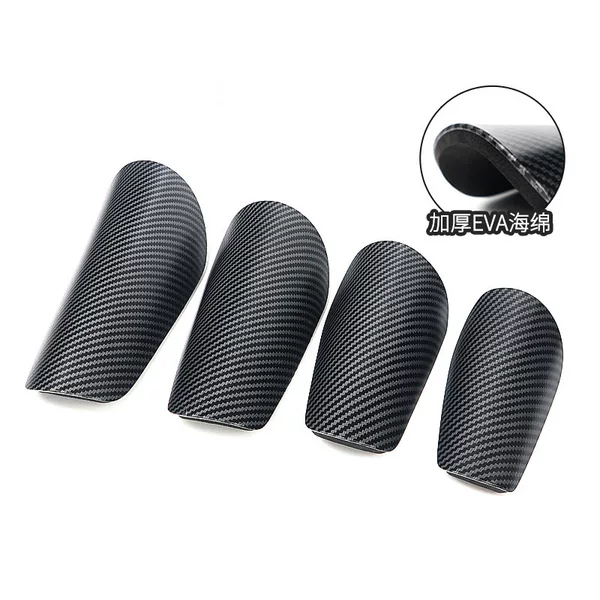 European and American Style Carbon-Patterned Football Shin Guards, Insert-Type, for Adults and Children, Professional Training Sports Guards, Calf Protection