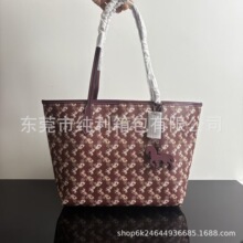 跨境外贸寇家新款city33马车托特包高性价比通勤包百搭手提单肩包