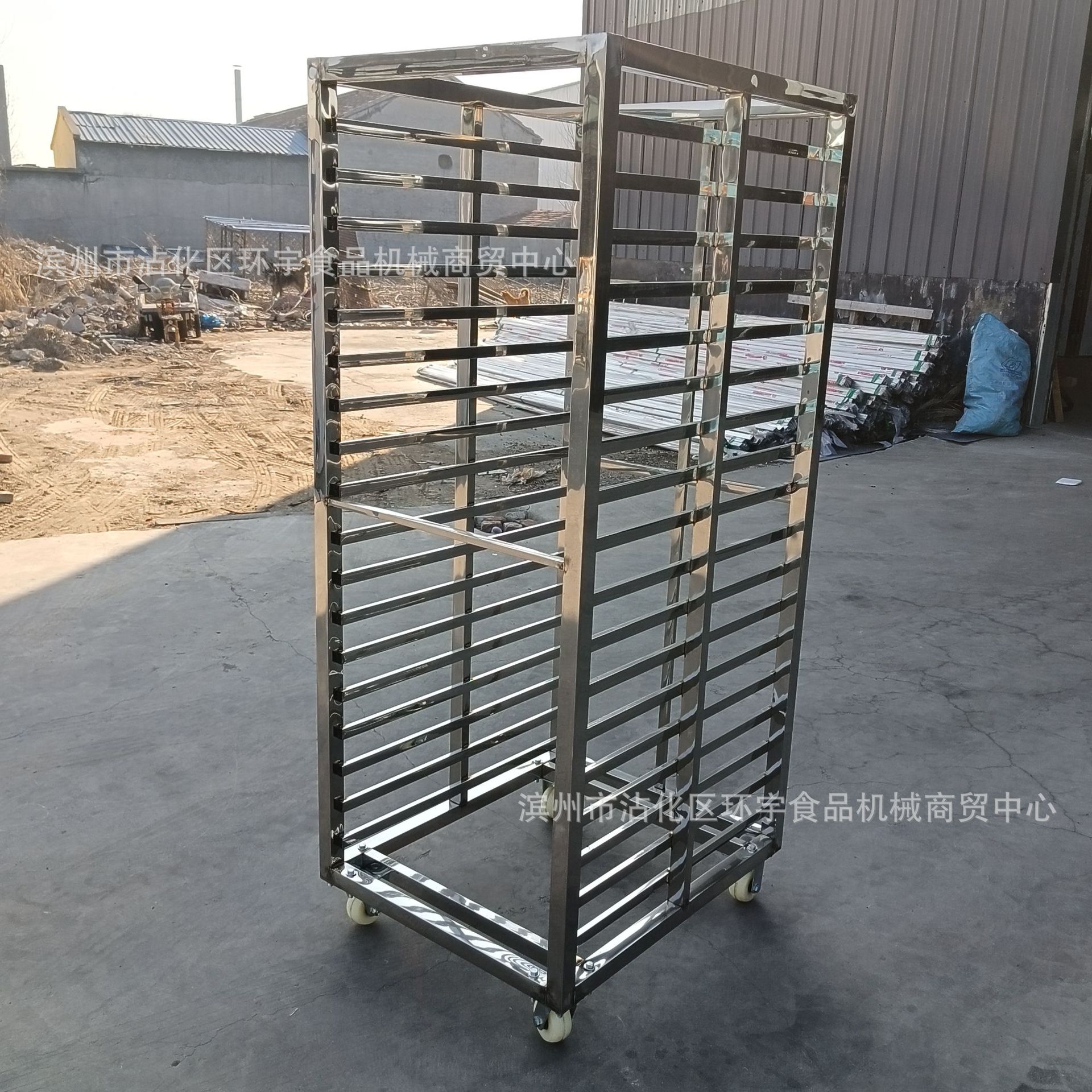 枸杞烘干架子车 全钢馒头蒸车 商用馒头推车 食品药品烘干层架