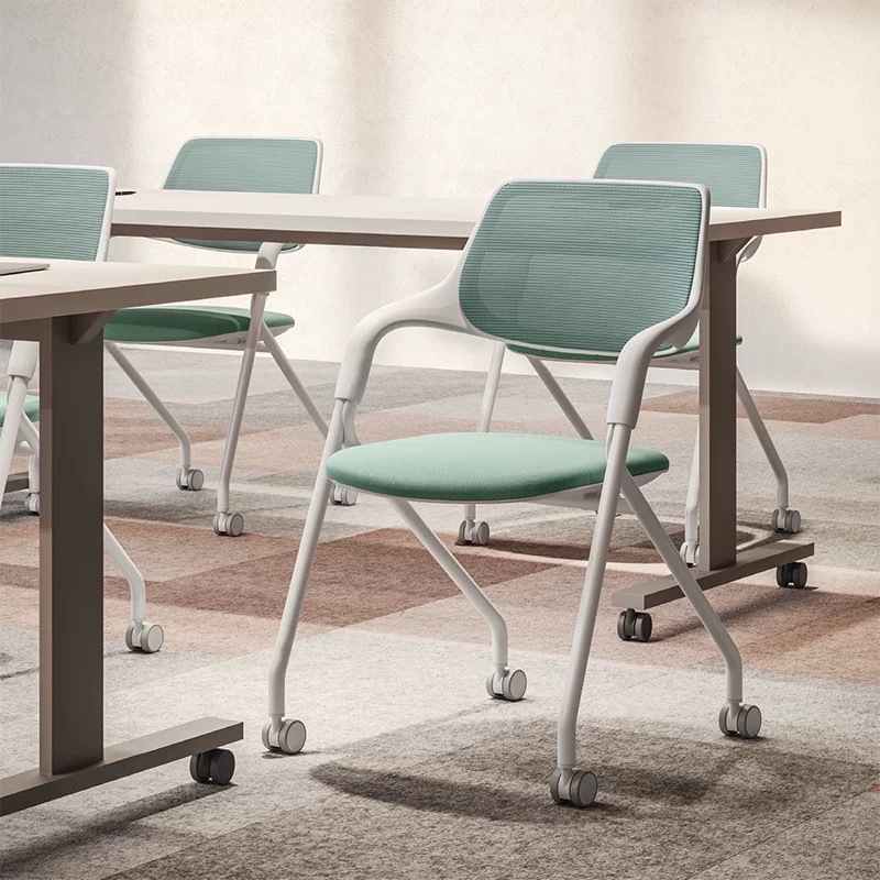 Training chair with a table with a chair with a office board can be…