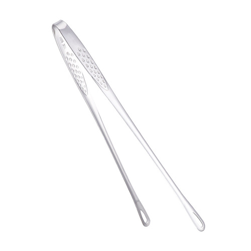 Korean 304 stainless steel barbecue clip BBQ barbecue clip extended food clip food vegetable clip anti-scalding self-service steak clip