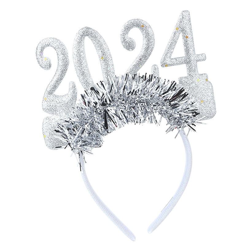 Navidad 2024 digital diadema horquilla de Navidad tocado vestir Año Nuevo decoración del Partido de Navidad accesorios diadema