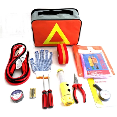 Car Emergency Kit Set Supports Kempinq və səyahət