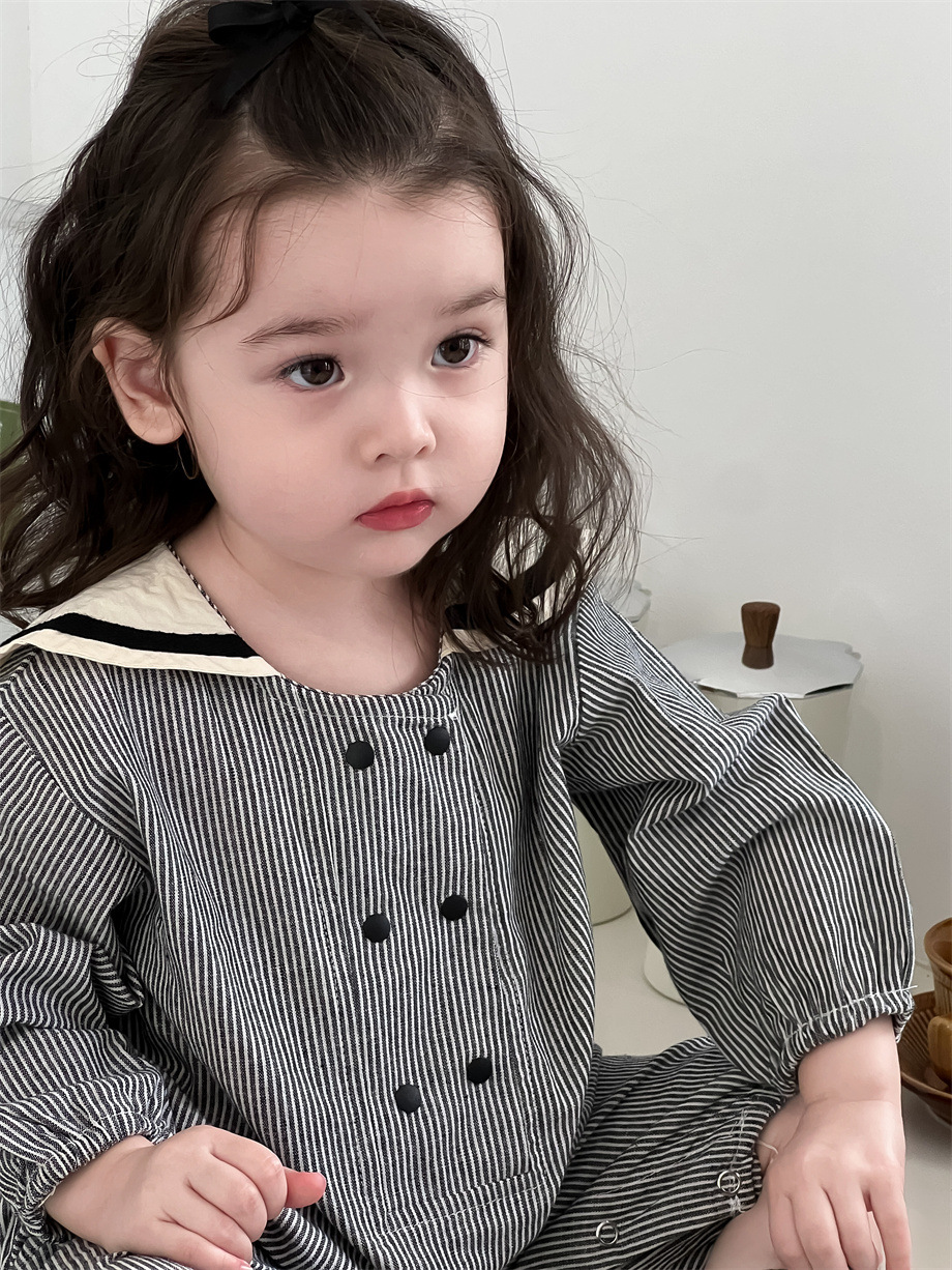 Niña camiseta de otoño ropa infantil coreana ropa de bebé ropa de bebé ropa de otoño fábrica al por mayor personalizada