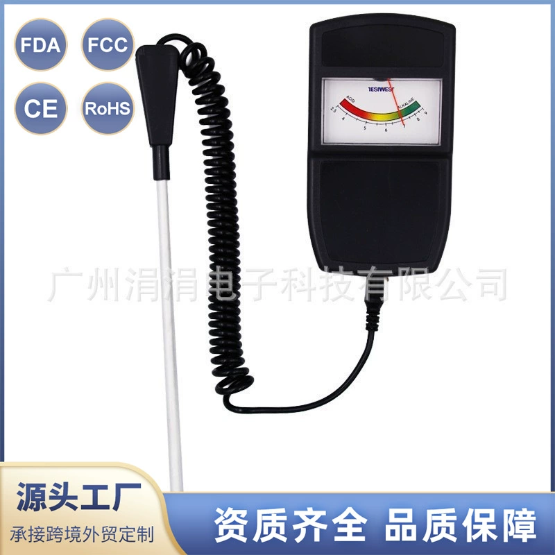 Черный с линией почвы тестер pH детектор pH-метр гигрометр солнечной энергии