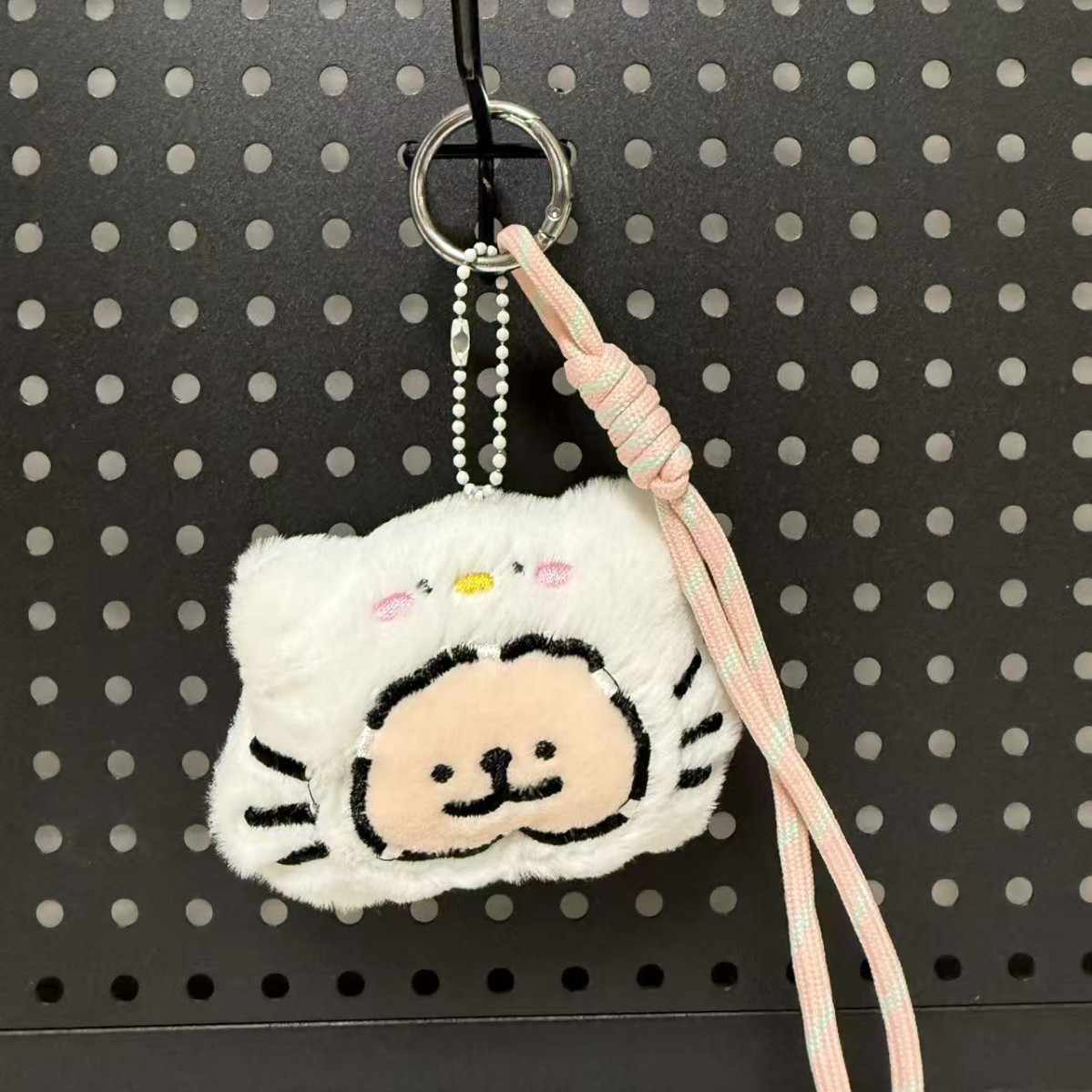 kt felino colgante de peluche pericardium chica pequeña muñeca creativa regalo colgante bolsas de llaver para chicas