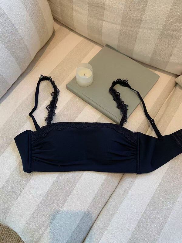 抹胸内衣女防走光小胸显大防滑聚拢美背2025新款裹胸纯欲蕾丝文胸|undefined