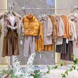 章23娜汀冬款可拖卸大毛领韩版派克服百搭上衣连衣裙抖音品牌货源