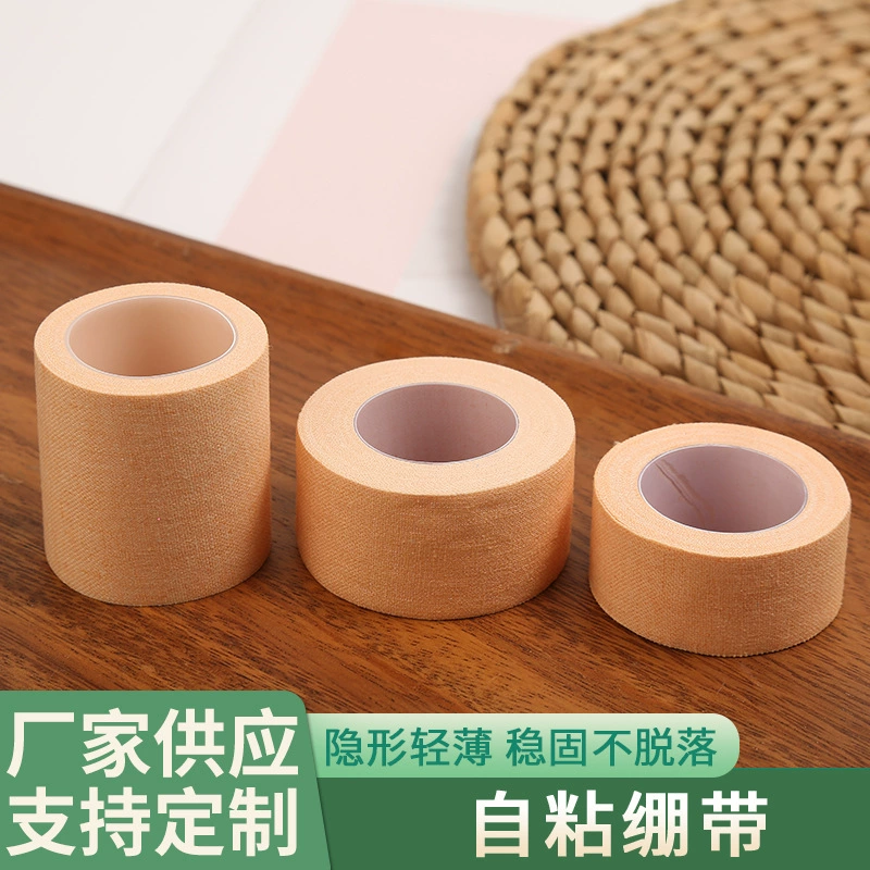 Нетканая медицинская лента для защиты пальцев, самоклеящаяся повязка, эластичная самоклеящаяся связка, спортивная защитная повязка, эластичная самоклеящаяся повязка