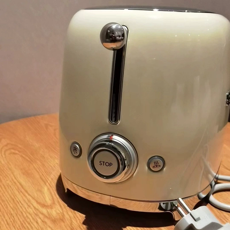 Высококачественный SMEG Retro Тостер TSF01 Многофункциональный Двухсрезочный Тостер