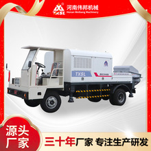 混凝土车载泵二次衬砌施工二衬输送混凝土TX60-6车载二衬泵