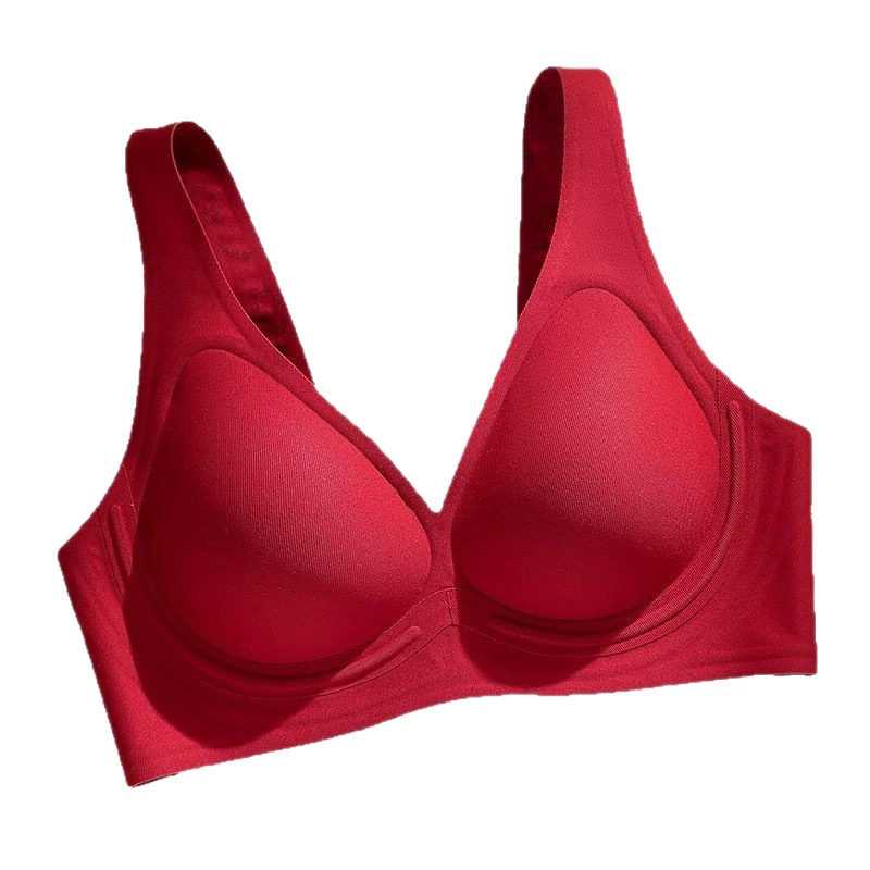 Underwear, push up bra, thin demi-season wireless bra