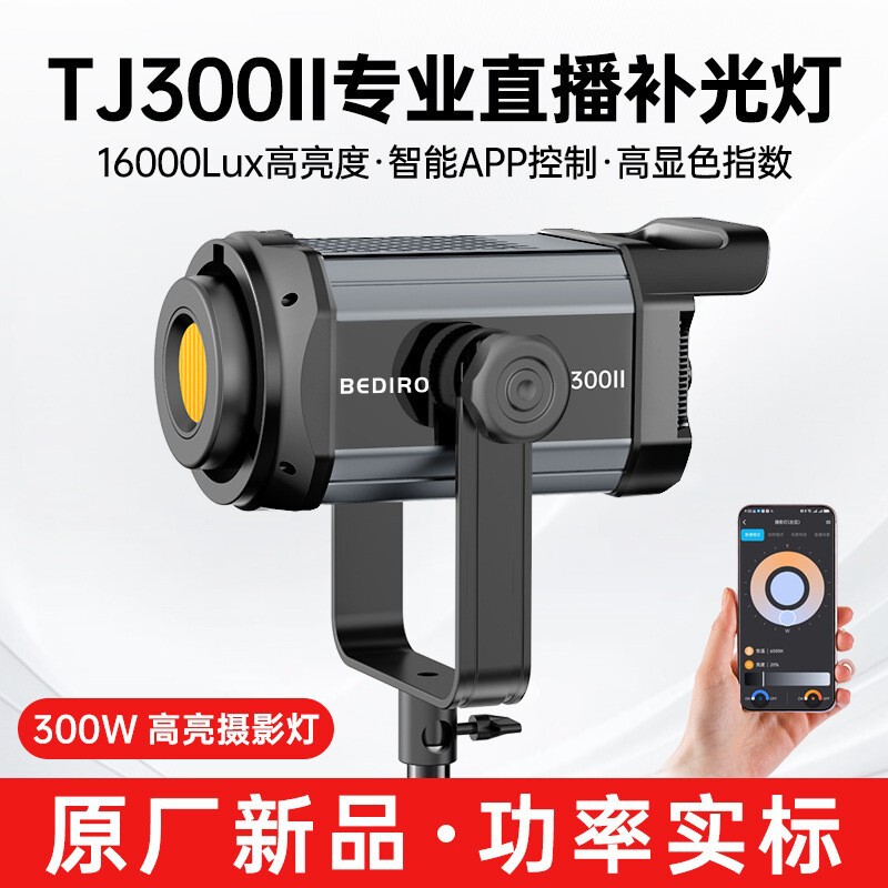 300W Live Broadcast Fill Light Photography Constant Bright 200W Cob Light Portrait Hair Light Photo Video Soft Light Studio