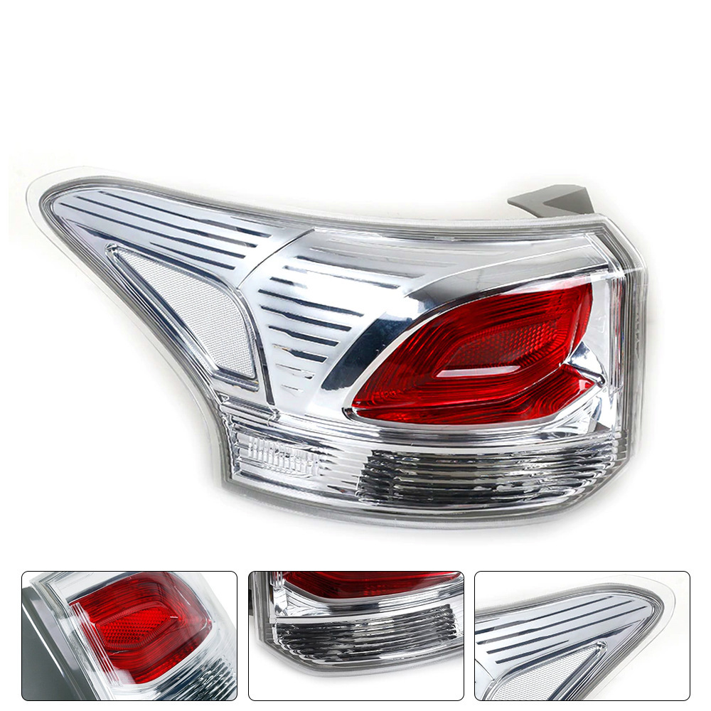 Aplicable a Mitsubishi 13 / 14 / 15 año Outlander semieconjunto de luz trasera, caja de luz de marcha atrás, cubierta de luz de freno izquierda y derecha