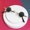 Retro small sunglasses suitable for men and women, glasses hip-hop style, punk style