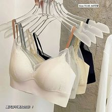 薄杯法式蕾丝内衣吊带春夏新款撞色美背透气三角杯无钢圈文胸罩女