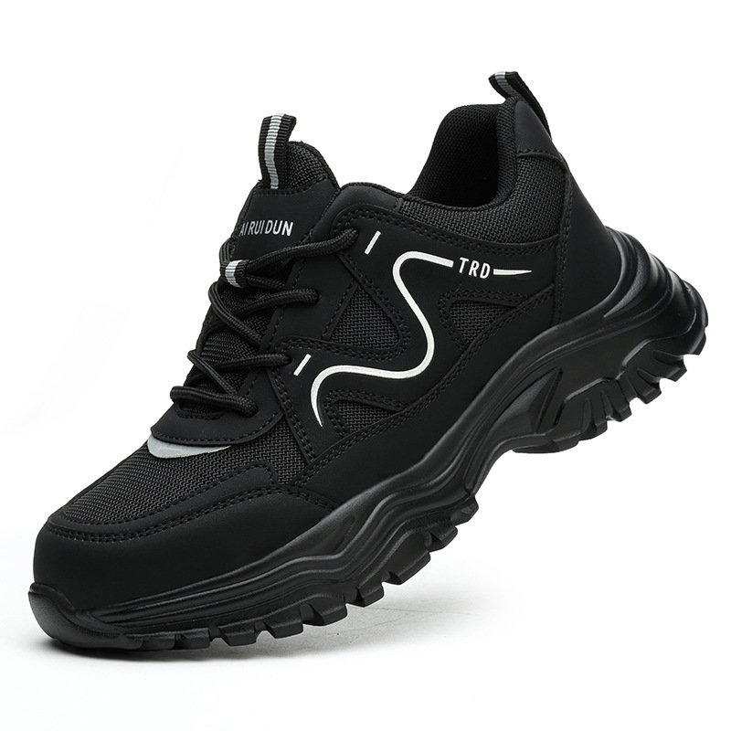 女士劳保鞋女防砸防刺穿钢包头工作鞋轻便耐磨透气四季款批发