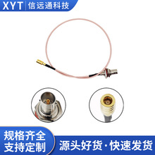 同轴射频转接线 75欧姆 BNC母转SMB母  RG179线 BNCK-SMBK连接器