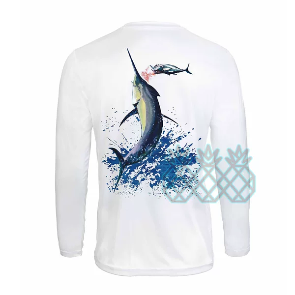 Fishing Hoodies Fishing Clothing Outdoor Sun Protection Quick-Drying Clothing Long-Sleeved Ice Silk Feel Summer Anti-Mosquito Men's Style