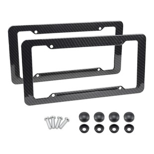 Amazon Plastic Abs Carbon Fiber Pattern License Plate Frame American Standard License Plate Frame American License Plate Frame Car
