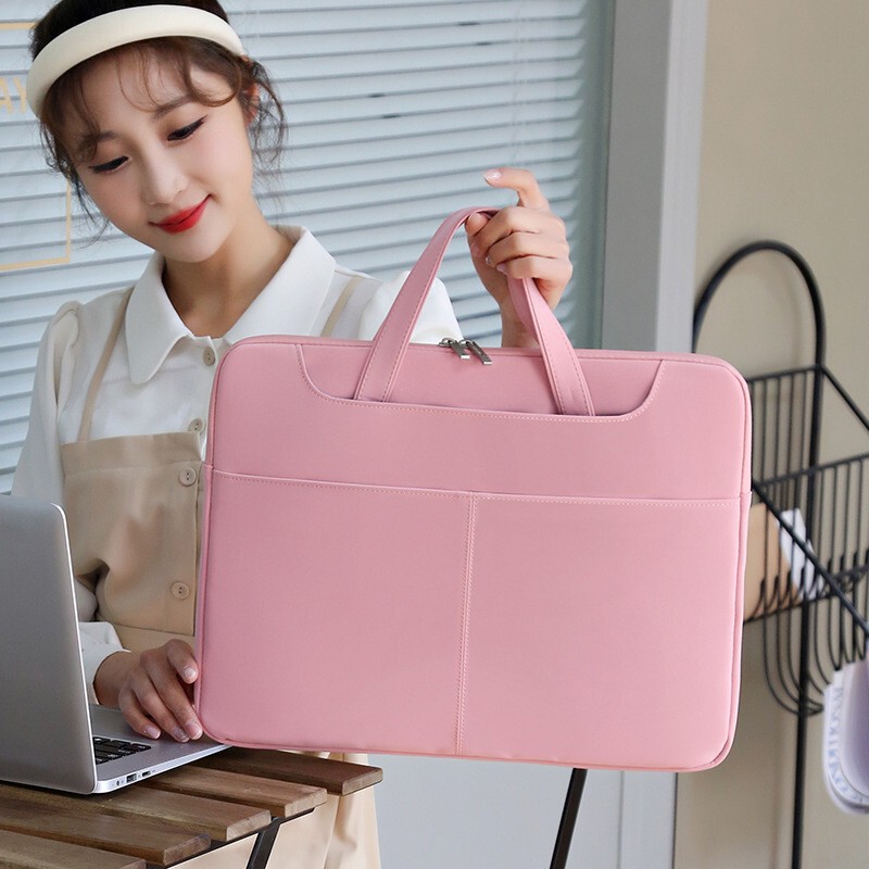 Factory wholesale laptop bag men's simple handbag messenger bag girls fashion business commuter bag