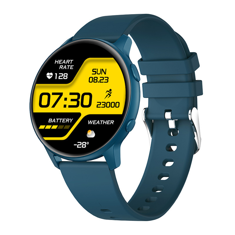 跨境新品MX1智能手表心率睡眠健康监测消息提醒触摸蓝牙运动手表