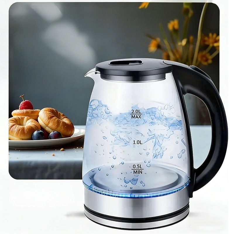 Foreign trade kettle electric kettle glass high borosilicate glass…