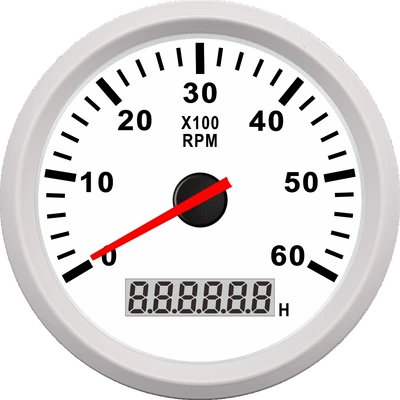 Modification, 0-6000Rpm, 1-300 Adjustable – automobile instrument - white-frame-white-background-0-6000rpm