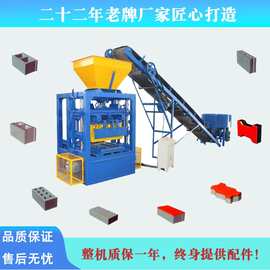 低价批发水泥砖机砌块成型机制砖机出口非洲半自动水泥空心砖机器