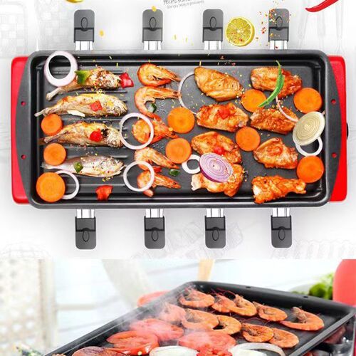 Wholesale household outdoor barbecue tools and accessories thickened medium and large frying pans non-stick baking pans