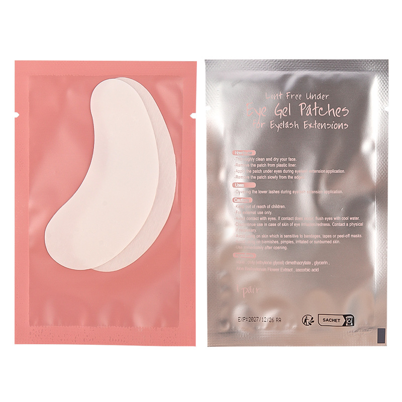 No tejido de hidrogel de colágeno Injerto de pestañas parche en el ojo de plantación de pestañas párpado inferior Etiqueta de aislamiento Junta