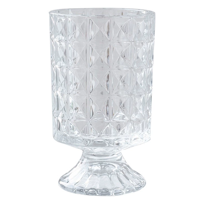 Стеклянная ваза в европейском стиле, простая Маленькая ваза, прозрачные цветы, поднятые водой, цветы для гостиной, ботанический дом