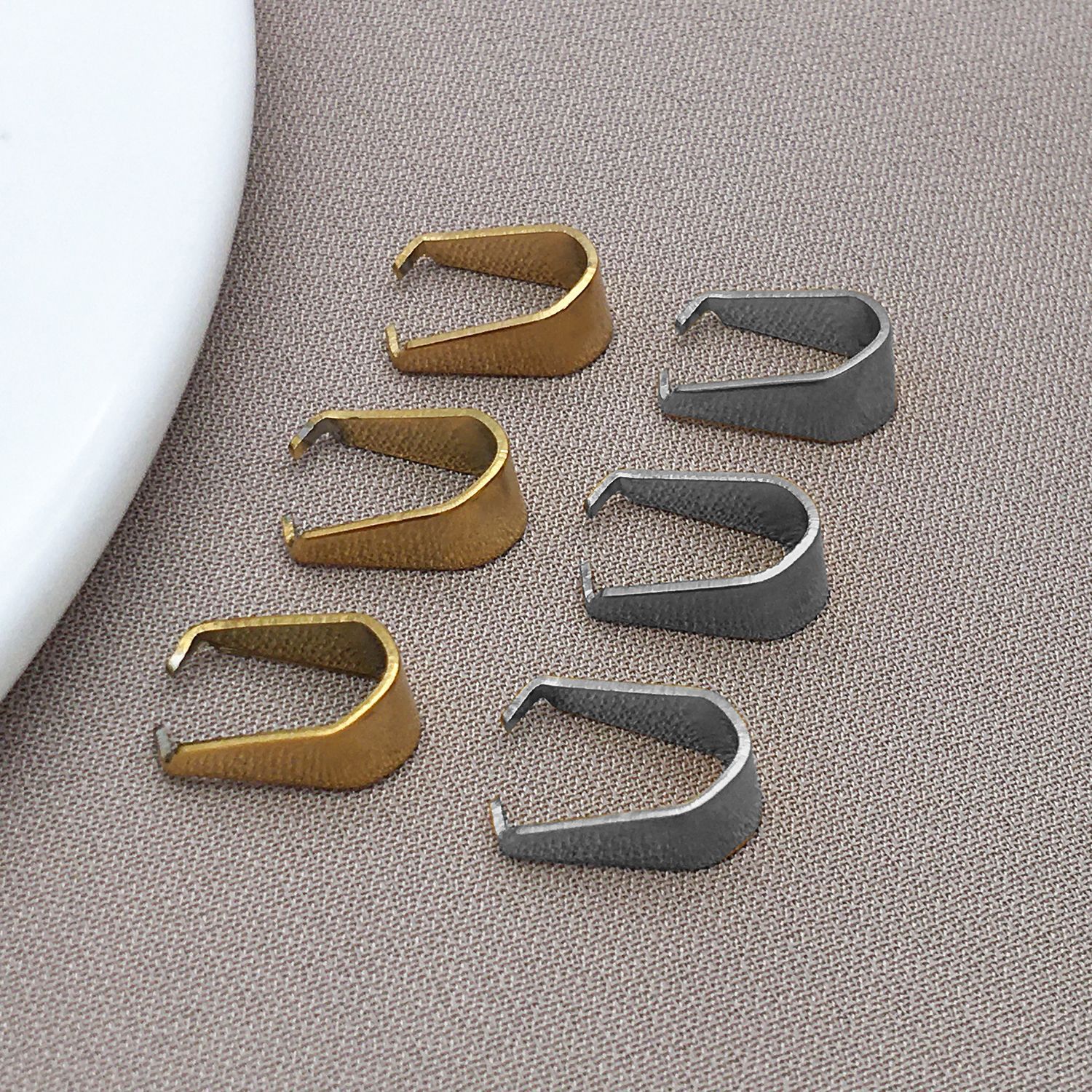 Qızıl Suvanmış Metal Qapaqcıq — Boyunbağı və Bilərzik Üçün