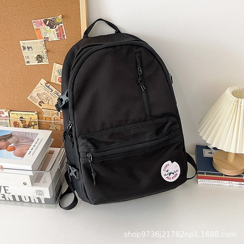 コンバース バックパックの全シリーズ卸売、新しい男子学生スクールバッグ、カジュアルアウトドアスポーツ、中学校、高校、大学の容量|undefined