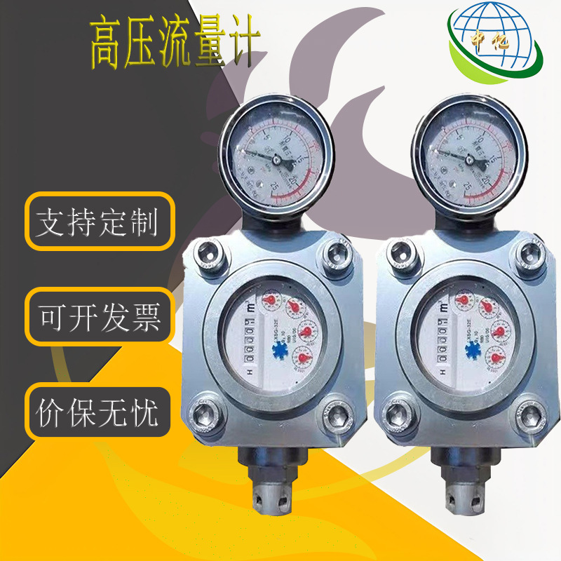 GGS-E高压注水流量计 矿山专用设备不锈钢材质   高压流量计