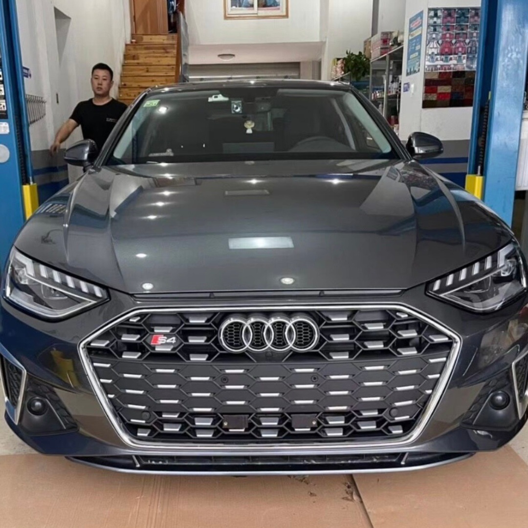 Suitable for 20-25 Models A4 Modified S4 Grille Full Starry Sky Grille Sport Front Grille Black Warrior Front Grille