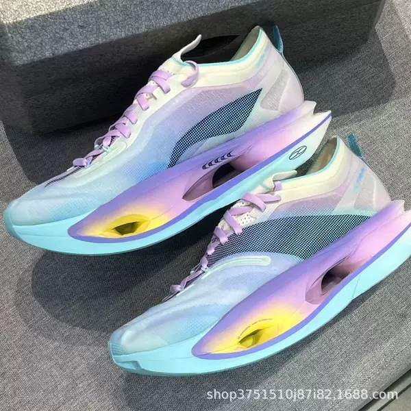 Feidian 5U Ultra-Light Running Shoes Carbon Plate Student Breathable Racing Professional Kidsren's Running Shoes Shock-Absorbing Marathon Sports Shoes