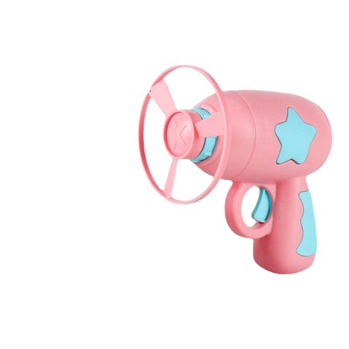 Cross-border cat toys funny cat Frisbee gun small flying saucer spinning top ejection dog interactive artifact pet toy supplies