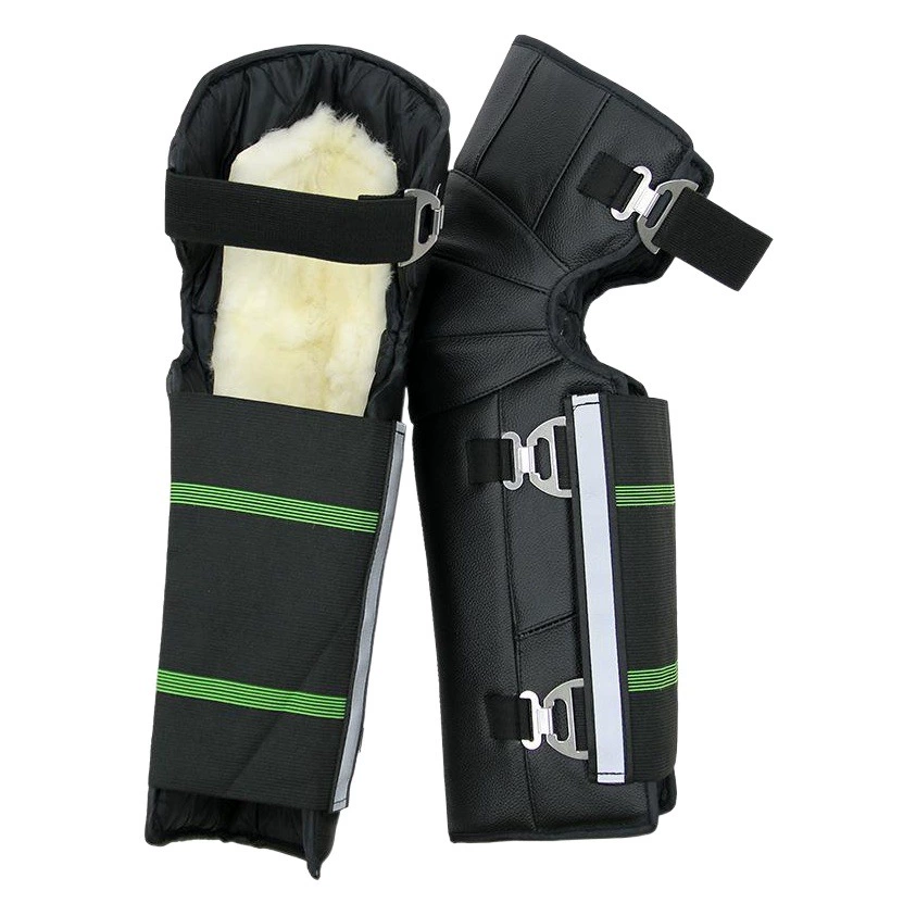 Кожаные шерстяные мотоциклетные наколенники теплая зимняя езда холодный ветрозащитный электромобиль наколенники теплые велосипедные мужчины и женщины