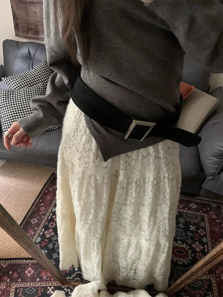 Primavera y verano nuevo estilo coreano damas cinturón ancho de terciopelo imitación de terciopelo cuadrado cinturón de abrazadera de cintura con abrigo simple