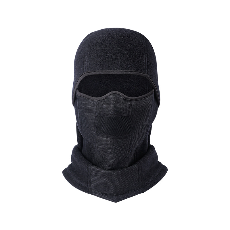 Qinglonglin equipo suave a prueba de viento máscara térmica Amazon transfronteriza Invierno Polar polar a prueba de frío térmico todo incluido Hood