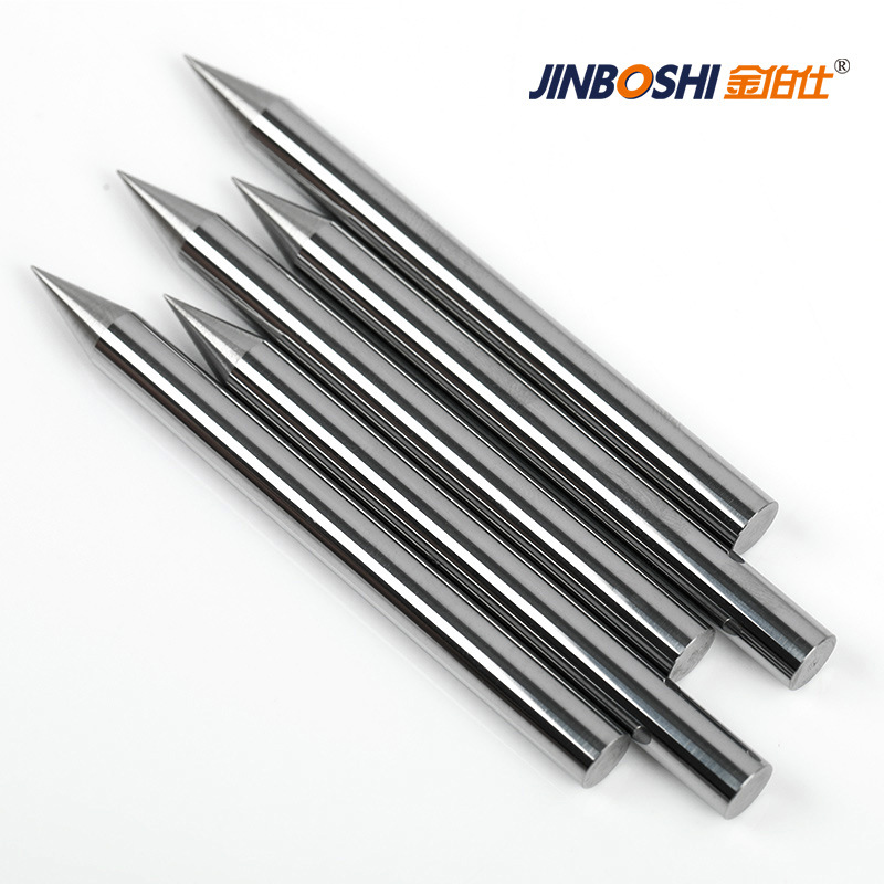 D6*70mm钨钢圆棒磨尖 合金针尖高精度抛光 锂电池实验专用穿刺针