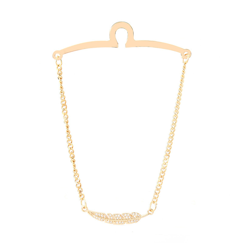 풀 다이아몬드 리프 타이 체인