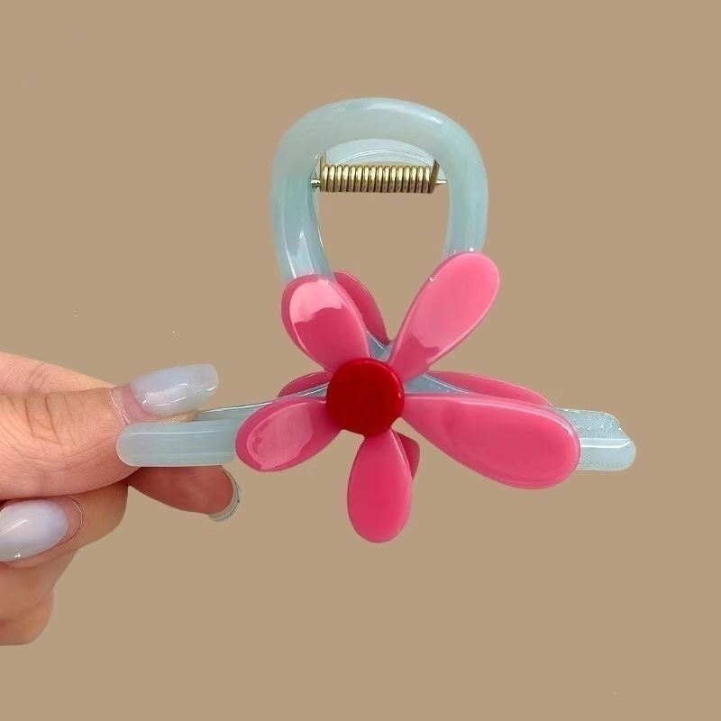 2026 nuevo clip de cabello ondulado clip de cabello de tiburón grande clip de cabello de mujer detrás de la cabeza de alta sensación clip de cabello accesorios para el cabello