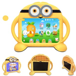 Factory Wholesale Tab Minions Silicone Case Children's Tablet Cross-Border Wifi Dual Camera Student-Specific