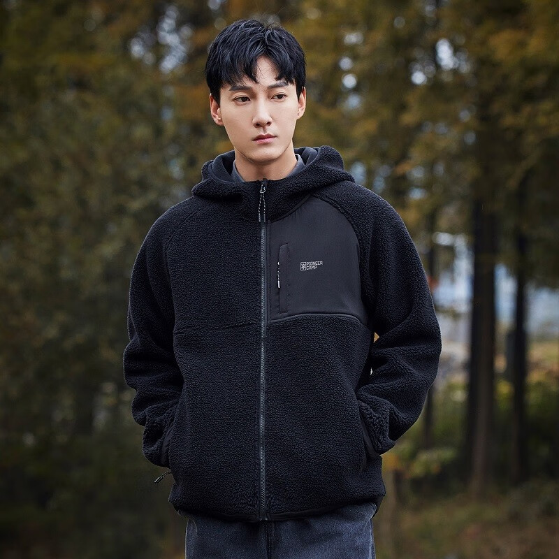 (2개) 로드 테이커 겨울 양털 코트 남성용 후드 두꺼운 방풍 야외 캐주얼 루즈 재킷 남성용 양털