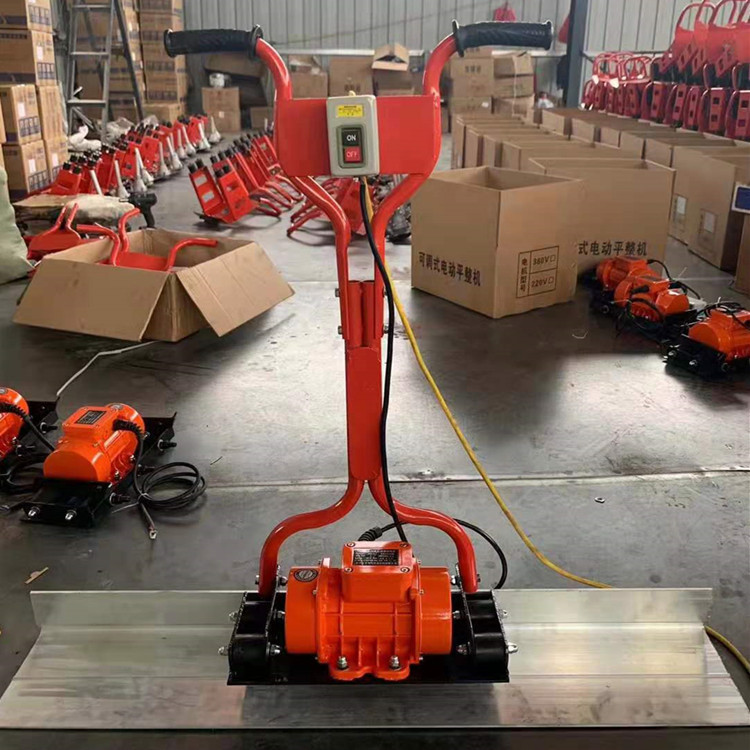 轻便手扶混凝土路面找平机 楼顶振平机 汽油振动尺厂家